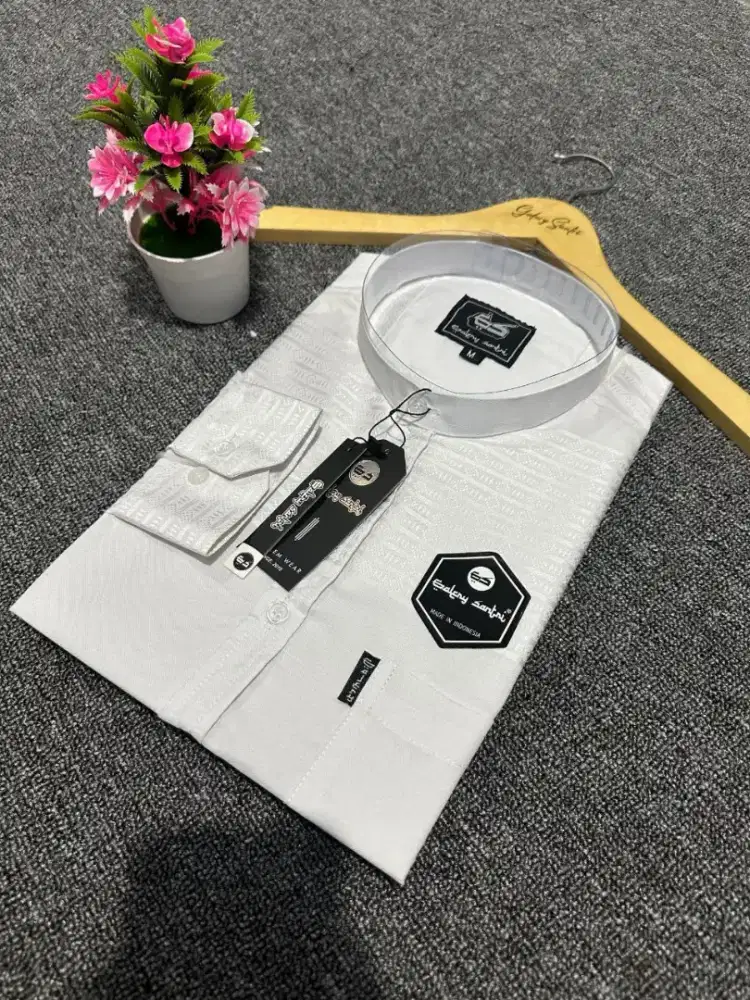 KEMEJA KOKO KEMKO MOTIF SALUR - KATUN MADINAH SONGKET