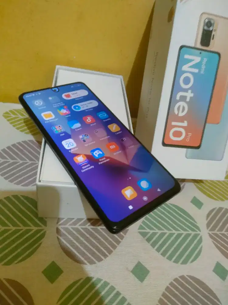 Xiaomi Note 10 Pro 8/128 fullset ori muluss