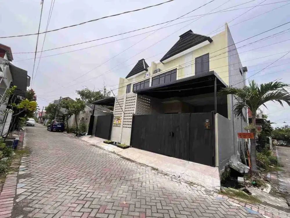 2 Unit Rumah Baru 2 Lantai Murah Full Furnish siap Huni di Pondok Wage Indah 2, Taman, Sda