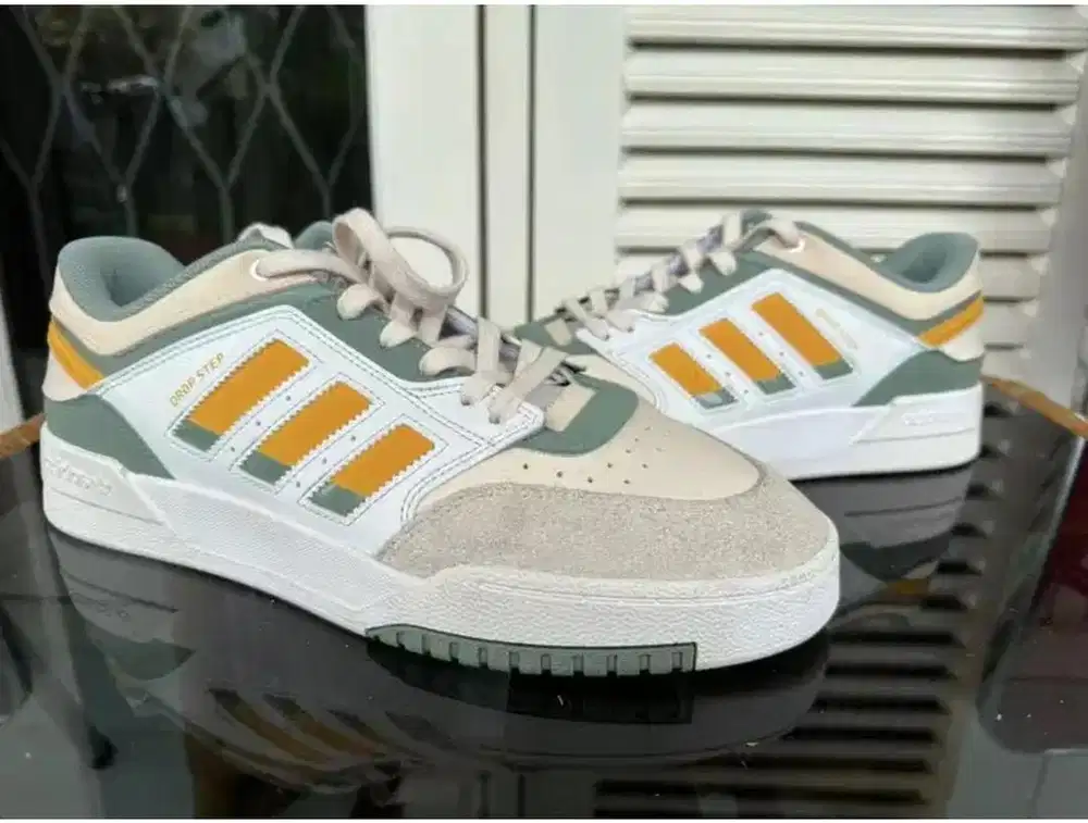 Adidas Drop Step Low Crystal White