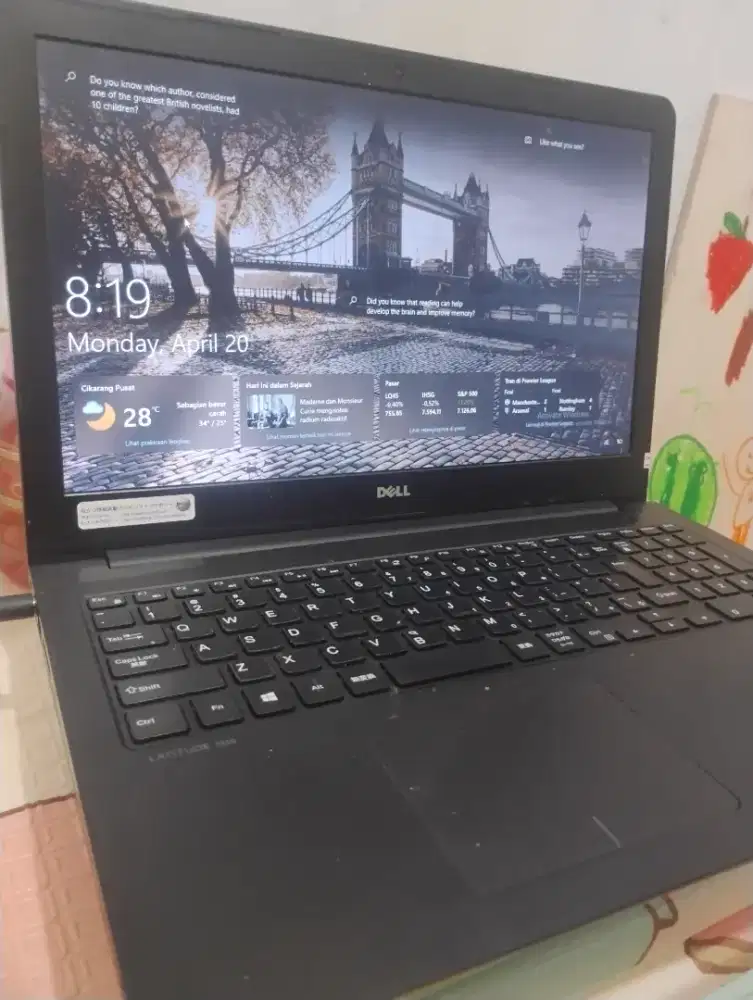 Jual laptop merk Dell
