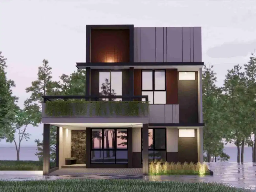 Brand New! The Green BSD Venetian LT 180m² SHM – 4+1 KT, 90% Finish, Harga 4,8M Nego