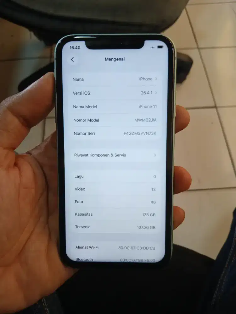 Iphone 11 128gb inter