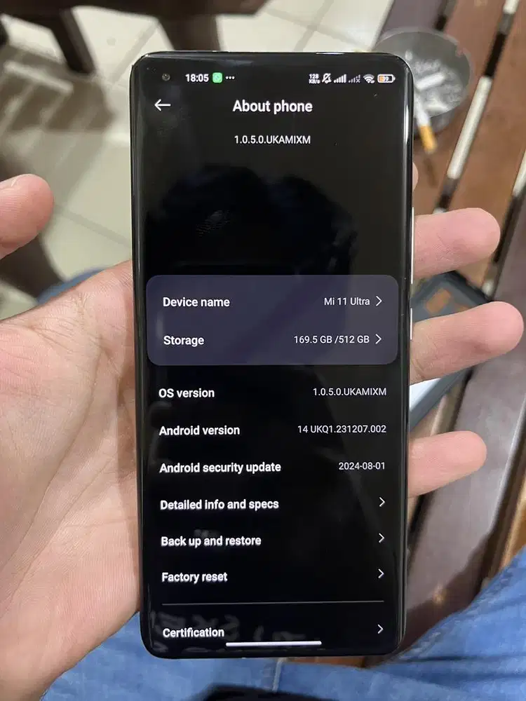 XIAOMI MI 11 ultra 512 GB