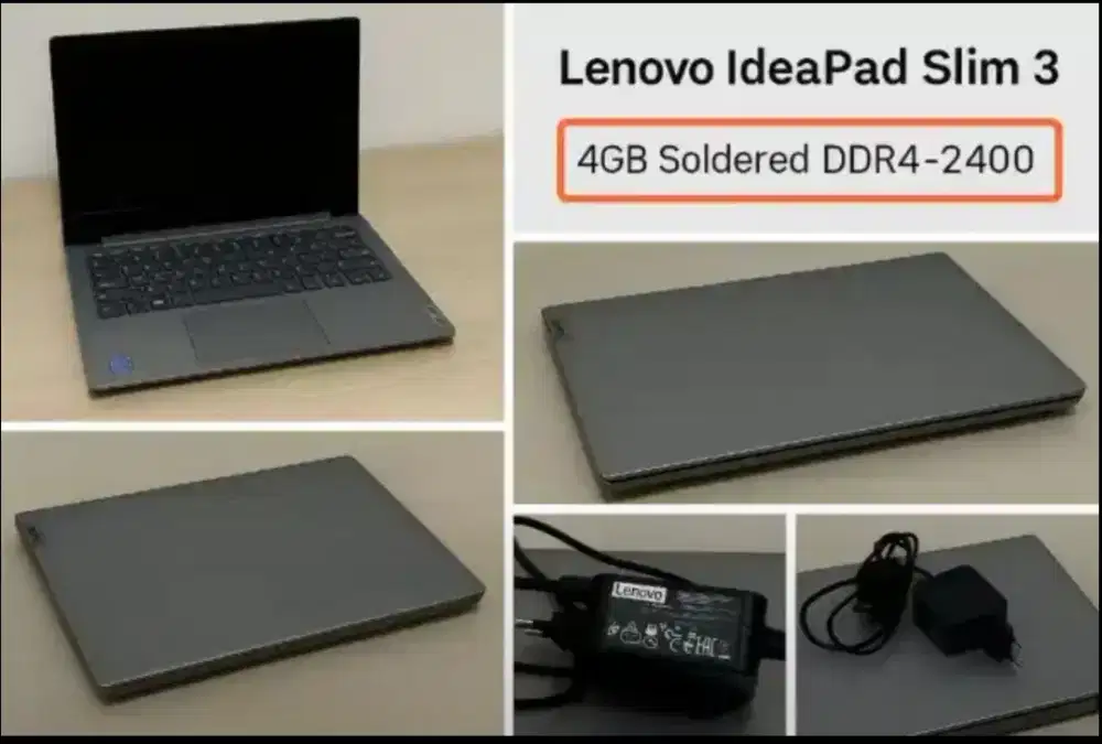 Laptop Lenovo IdeaPad Slim 3 (14IGL05) 4GB SSD 512GB