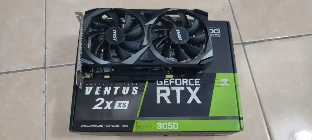 MSI Geforce RTX 3050 Ventus 2X XS OC 8Gb 128Bit DDR6