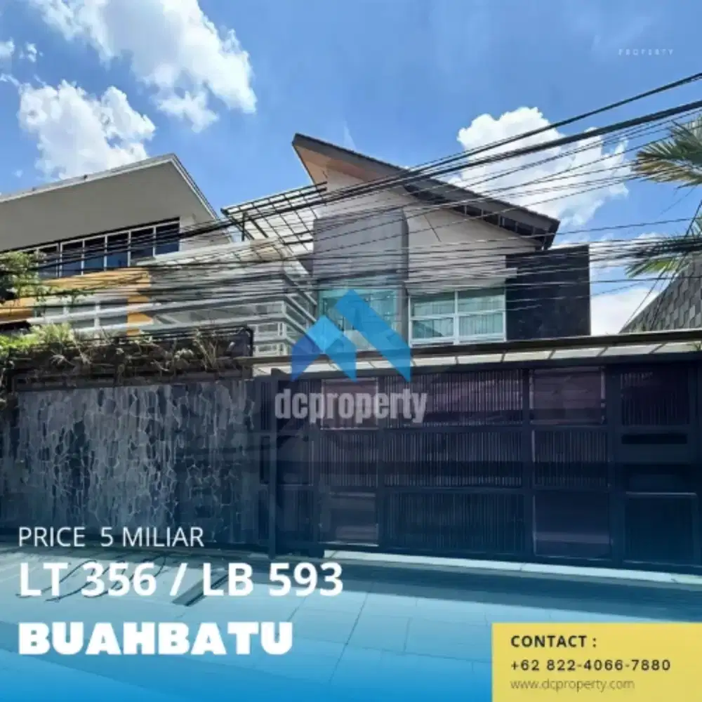 Rumah luas plus kolam renang di cijaura buah batu