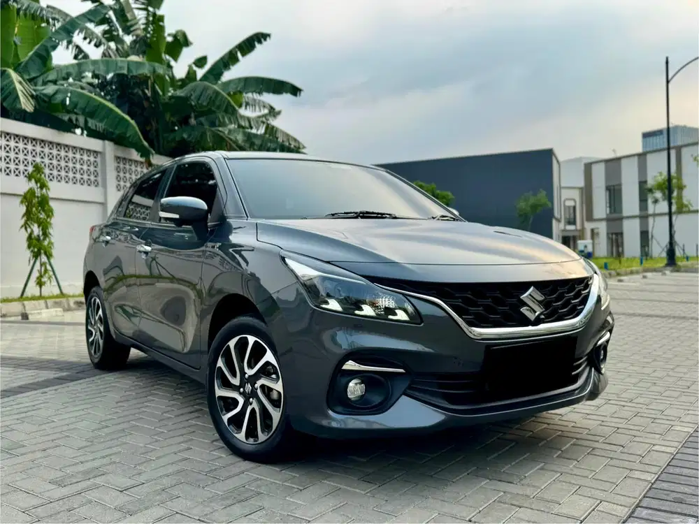 (KM 18 RIBU) Suzuki Baleno HB Facelift Abu-abu 2024 LIKE NEW