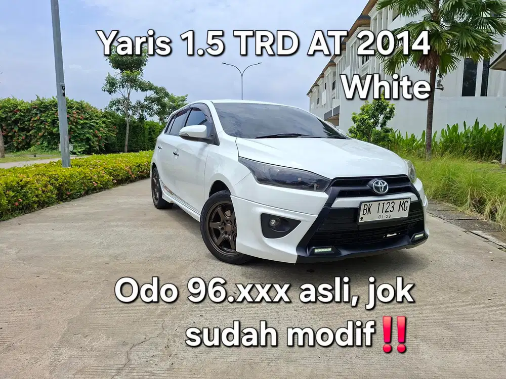 Toyota Yaris 1.5 TRD AT 2014 White