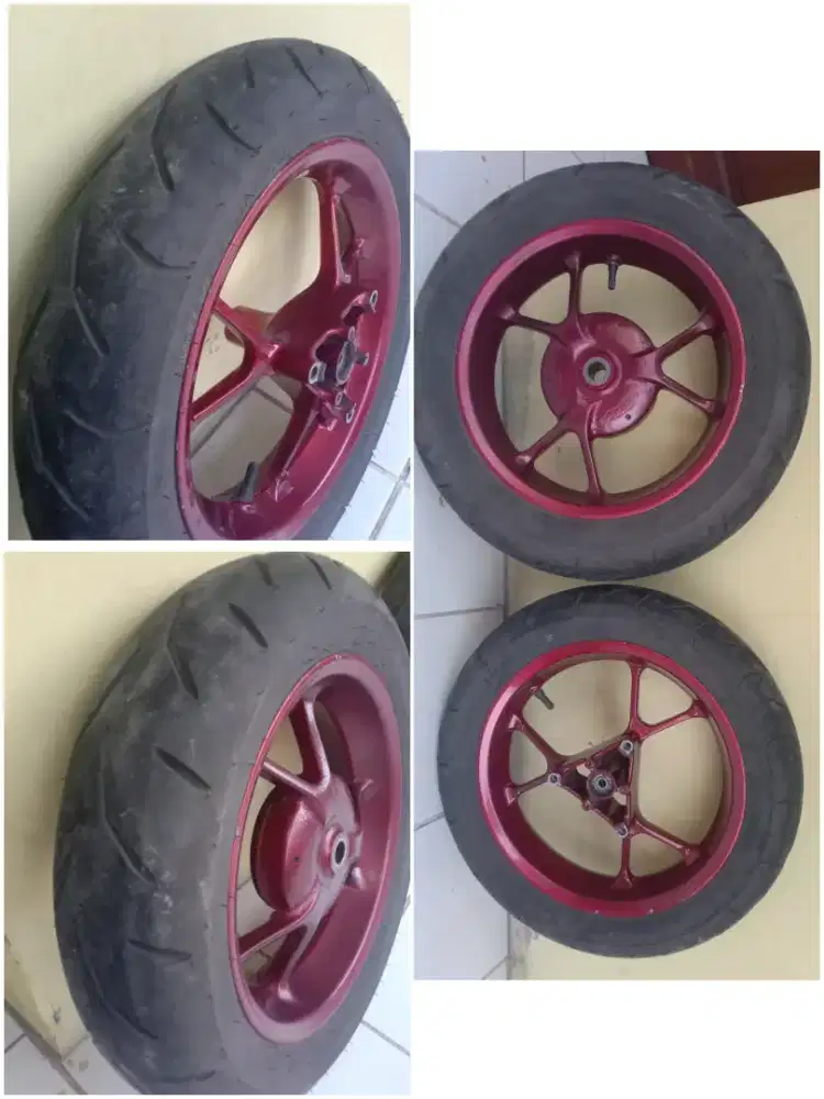 Jual Cepet Velg Original Aerox + Ban ring 14 merk iRC