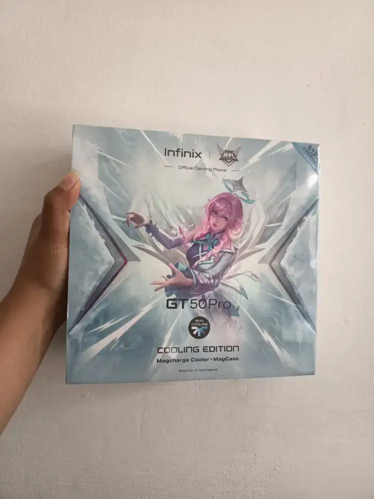 Infinix Gt50 pro 5G 12/512 edition cooling charger resmi indonesia