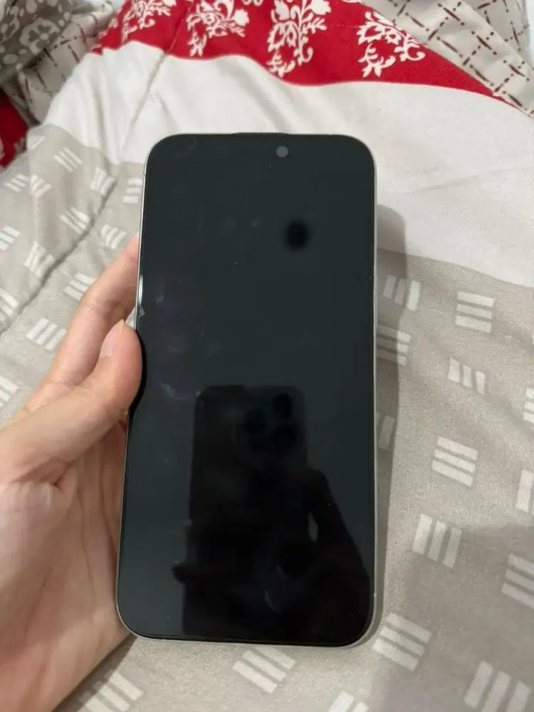 Iphone 15 pro max 255gb putih (white)