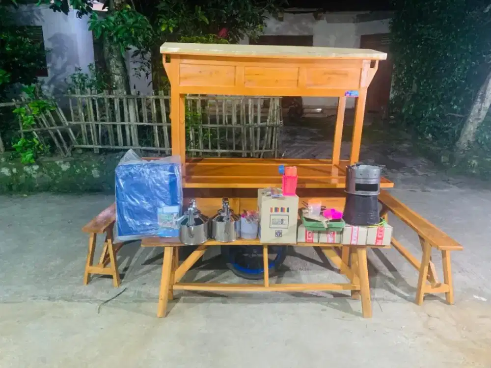 Aneka Gerobak Bakso Mie Ayam Bubur Sate Soto Angkringan Gorengan dlL