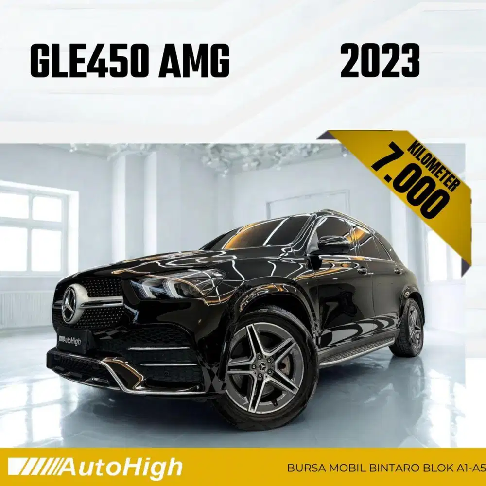 DP10% [Km7.000] GLE450 AMG 2023 Black / GLE 450 Reg 2024 #AUTOHIGH