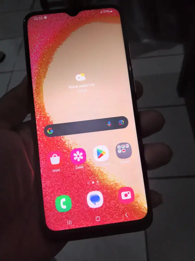 Galaxy 04  Ram 3/32 mines kaca lcd rtak sehelay