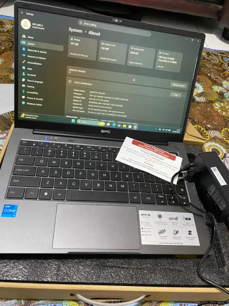 SPC LIFE 5 i5 GEN 12 LIKE NEW MURAH FULLSET