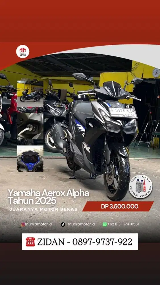 YAMAHA AEROX ALPHA TANGAN PERTAMA !!!