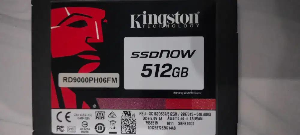 SSD kingstone 512 GB