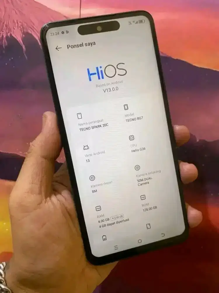 Jual Tecno Spark 20c Hp+Chsan