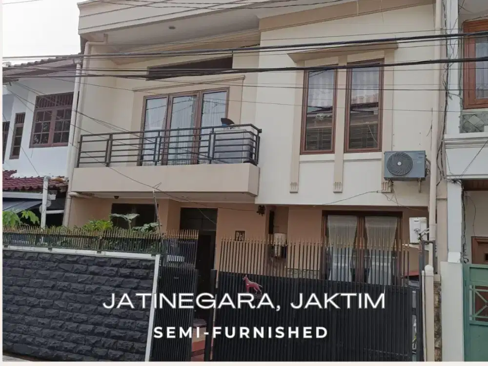 Rumah 2 Lantai Material Mewah, Lokasi Sangat Strategis di Jatinegara, Jaktim