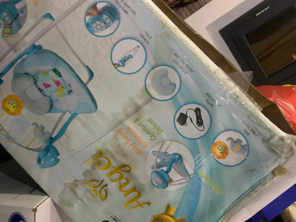 Ayunan bayi mesin rusak