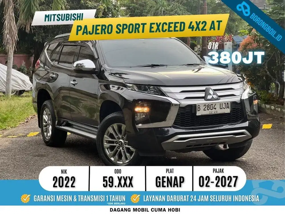 PAJERO SPORT DAKAR AT 2022 SIAP PAKAI