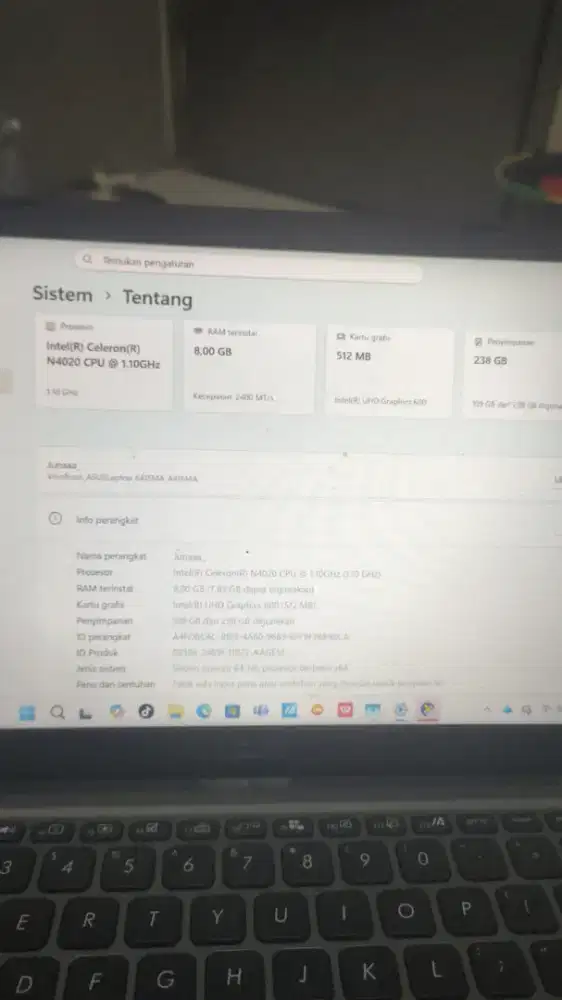 Laptop Asus vivobook