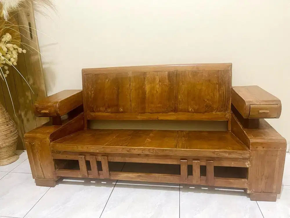 kursi kayu jati asli