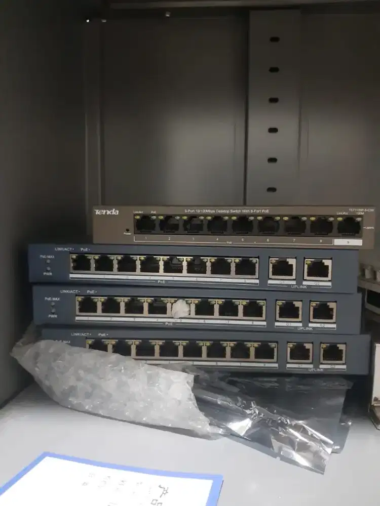 Switch POE HIKVISION & TENDA