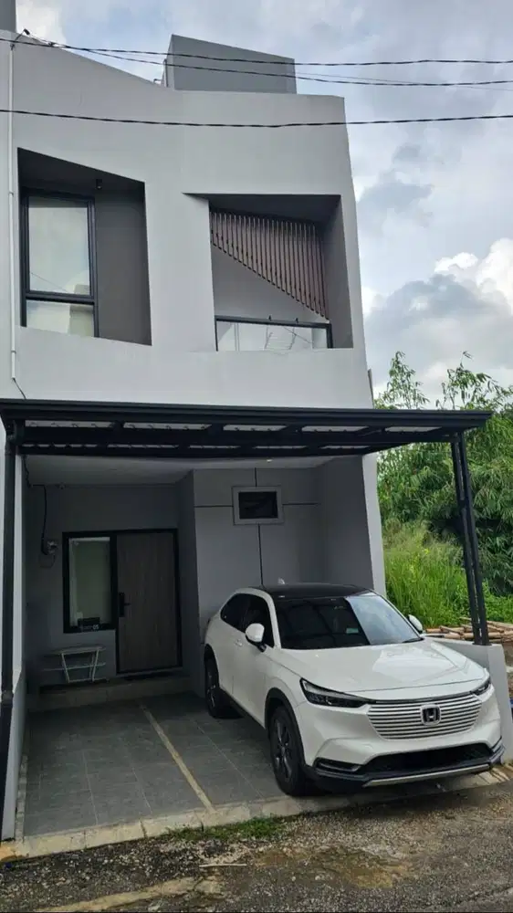 Disewakan Rumah Full furnished dalam Cluster 100 m dari Jl. Raya Bogor