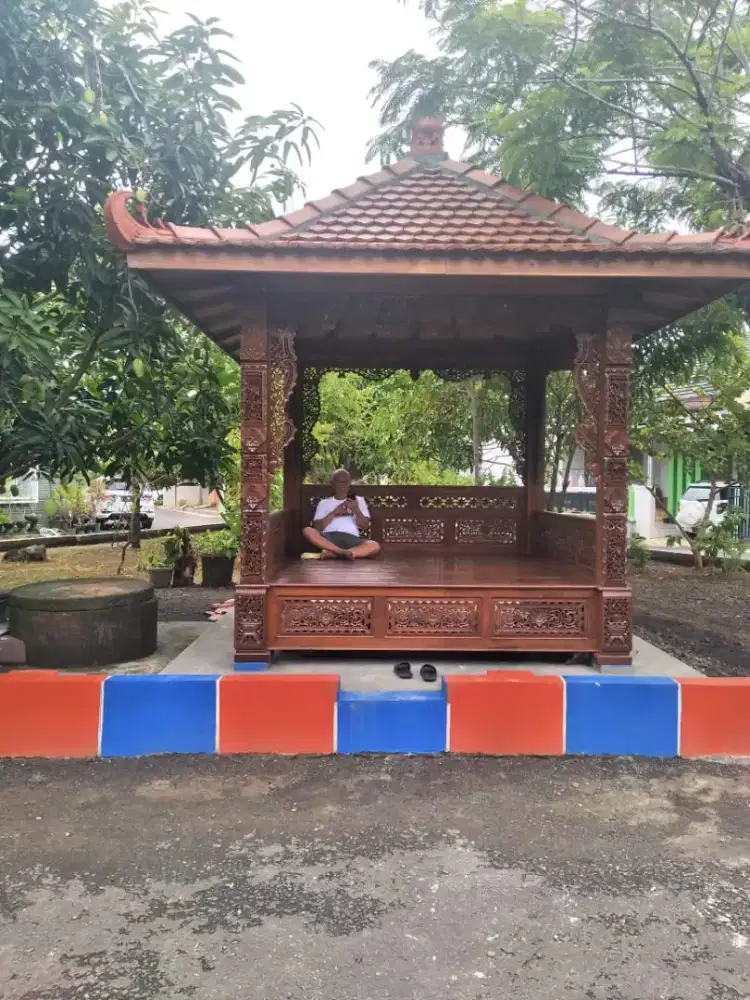 Saung gazebo jati