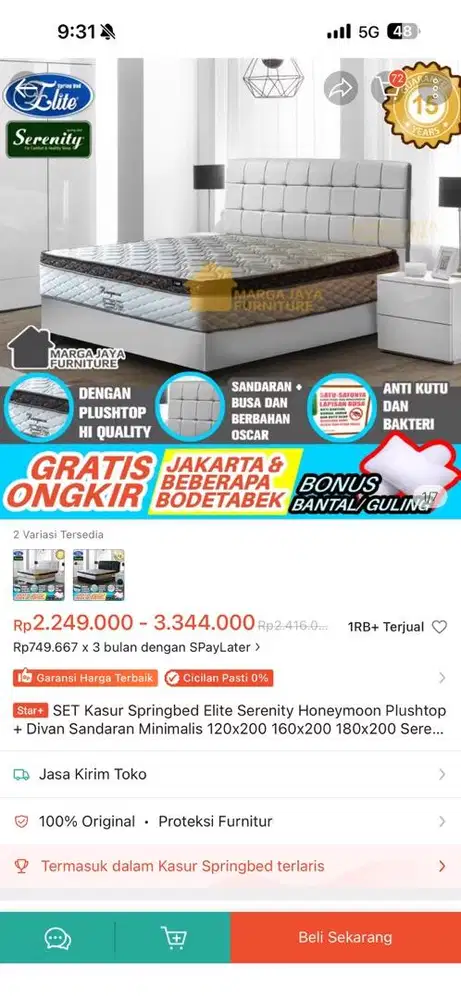 Dipan/ranjang temapt tidur