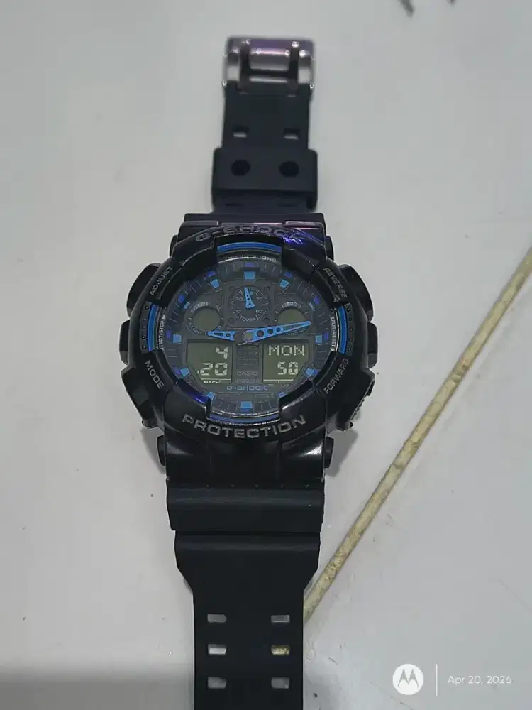 gshock GA100 biru original