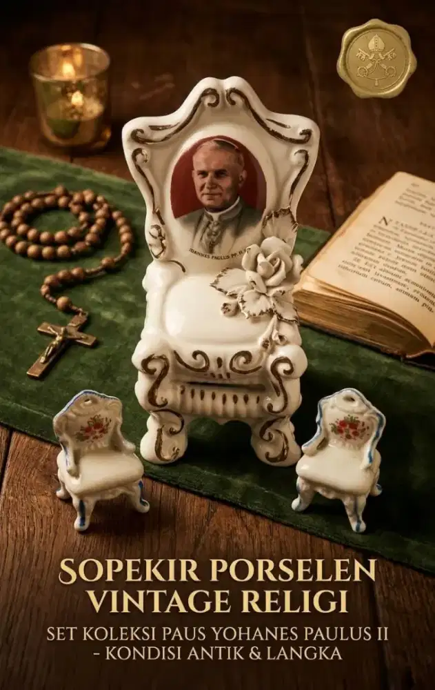 Sopenir poslen Paus Italy 3pcs