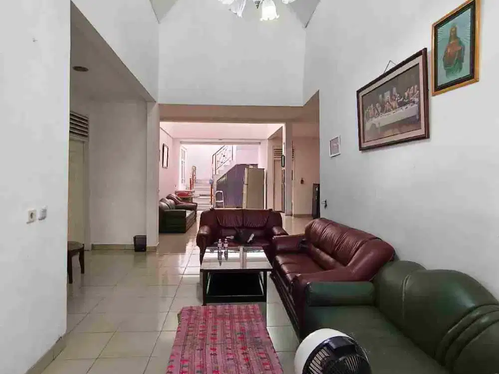 Rumah siap huni LT 205 bebas banjir asri di Taman Galaxy