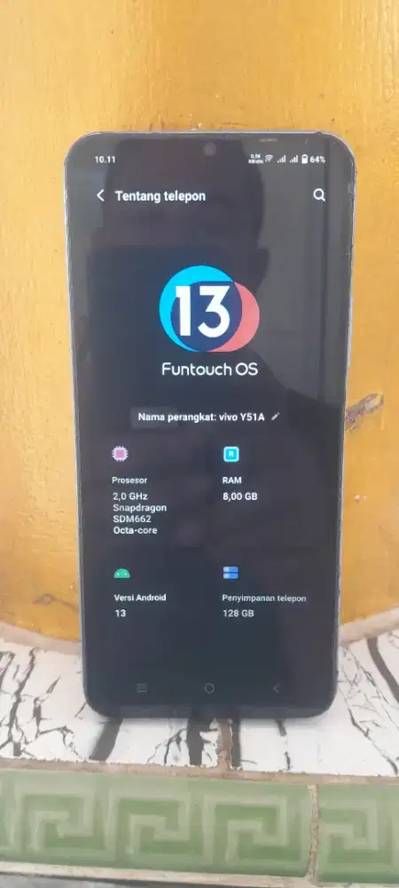 Di jual hp vivo Y51A
