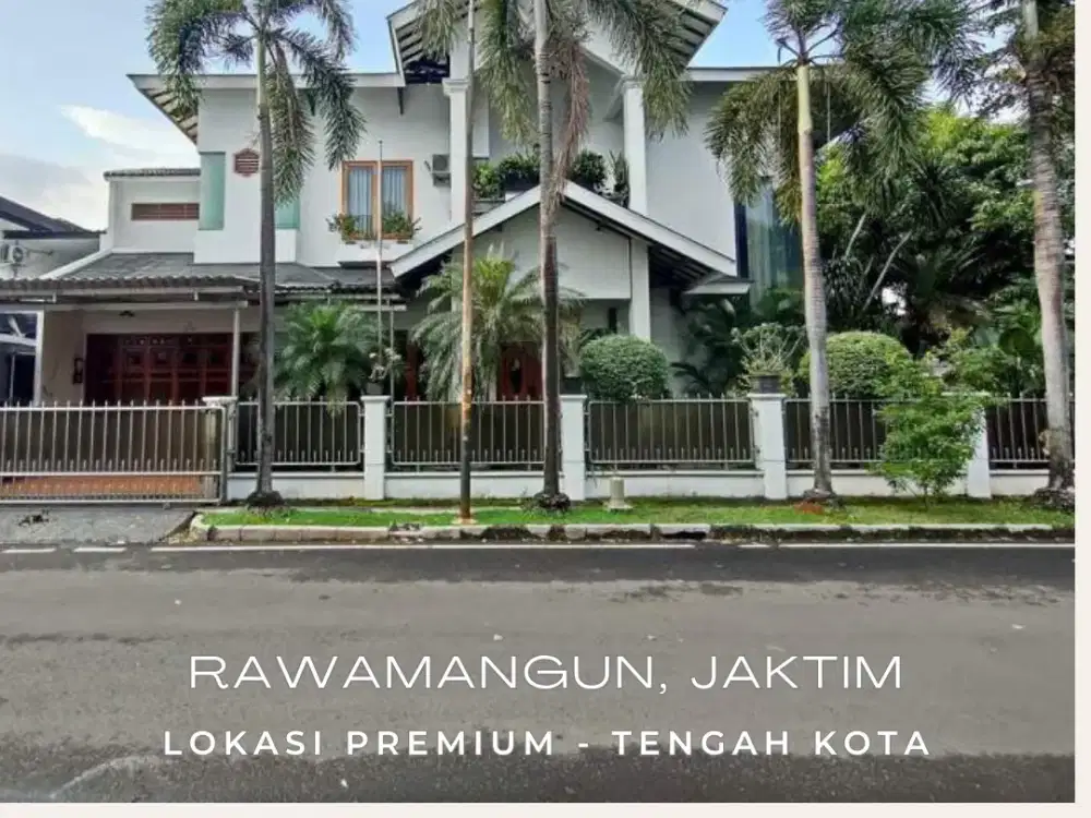 Rumah Mewah 3 Lantai Hook Asri Strategis Rawamangun, Jaktim - SHM
