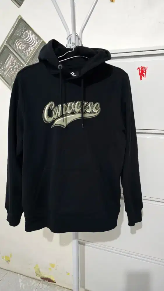 Converse Script Hoodie Men's Jacket -
Converse Black Preloved