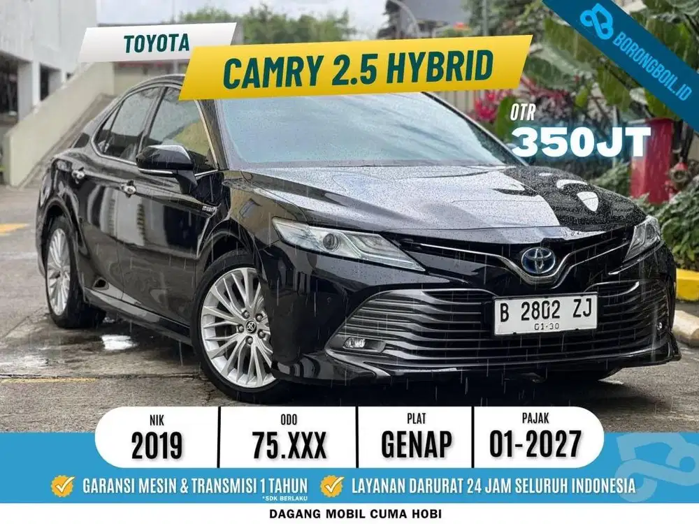 TERMURAH!!CAMRY 2.5 HYBRID 2019 SIAP PAKAI
