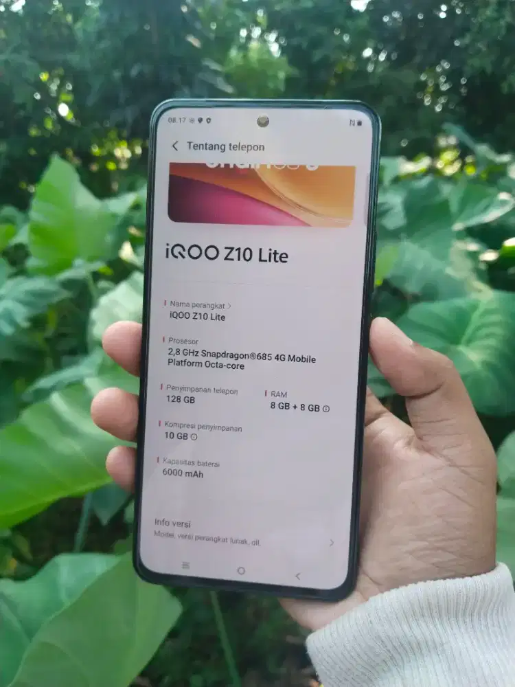 Iqoo z10 lite 8/128 fullset