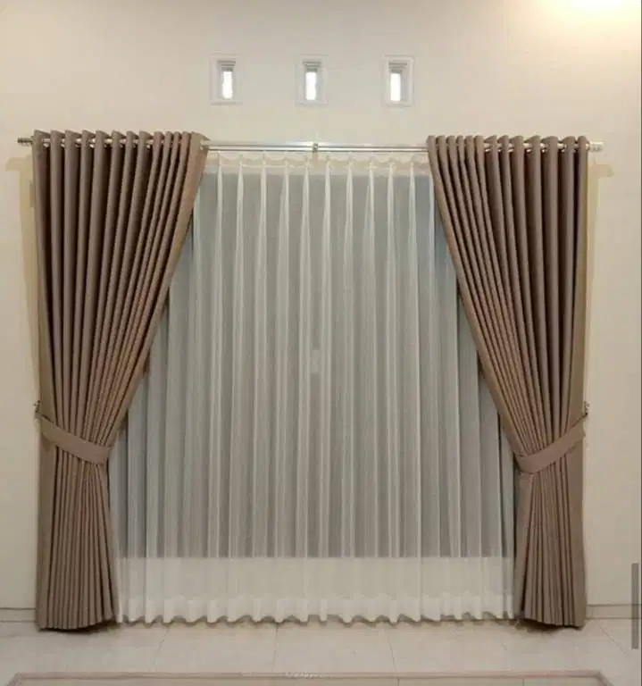 Jual Gorden Blackout Pasang Skat Klinik Hordeng Pintu Gordyn Vitrase