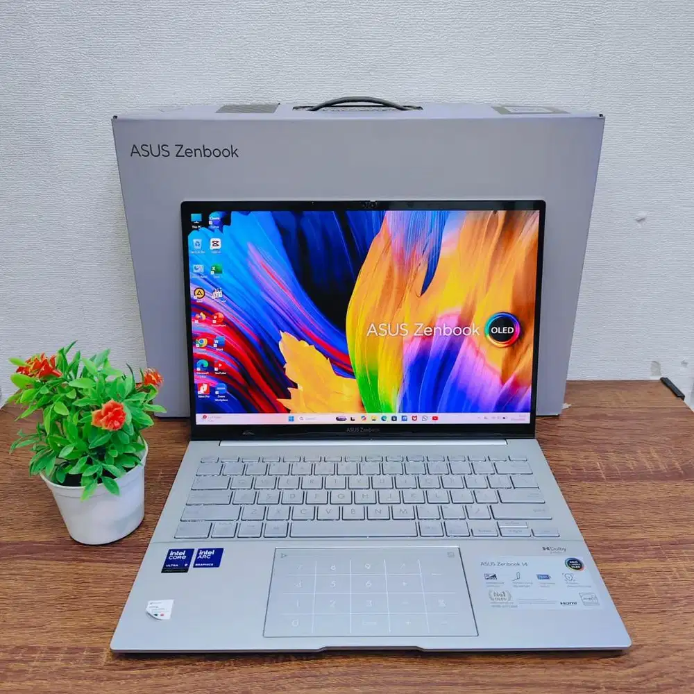 Like New Asus Zenbook 14 UX3405CA Fullset Bergaransi Resmi