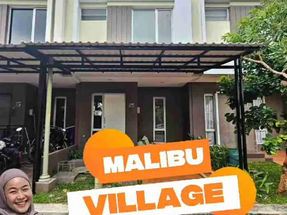 sewa rumah siap huni di Malibu village