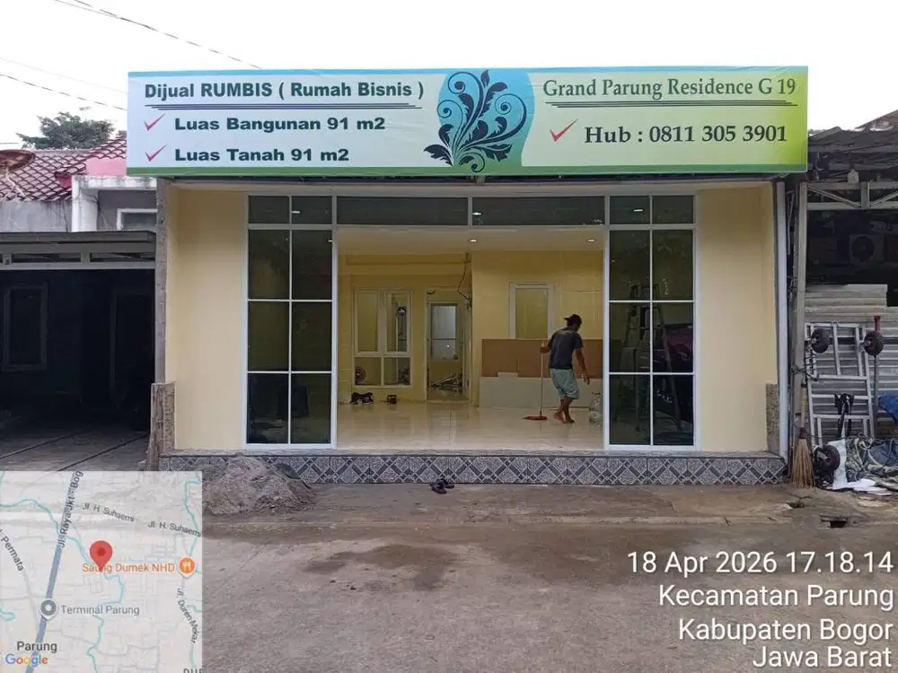 Rumah bisnis samping Ramayana mall