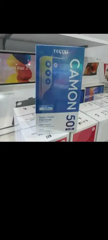 Tecno camon 50 pro 5G ram 12gb 5G dan8/256 garansi resmi