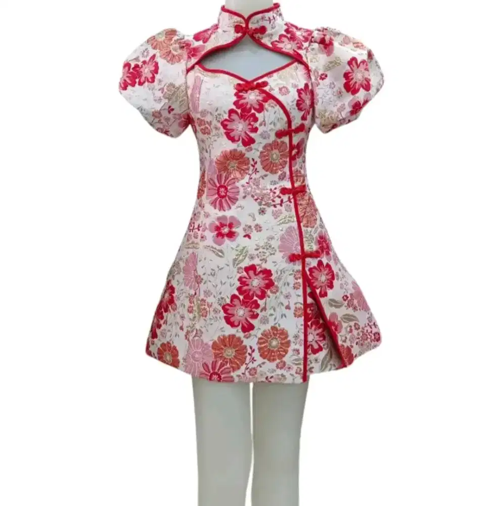 Setelan Dress Cheongsam Import