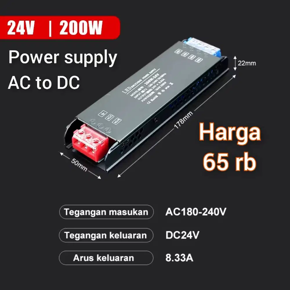 Power supply 200 watt