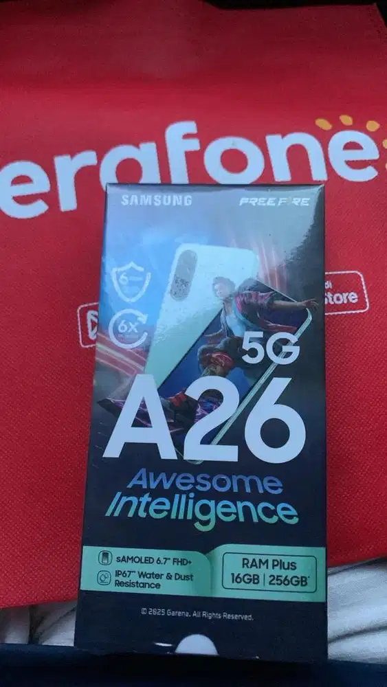 Samsung A26 5g 8/256 black baru