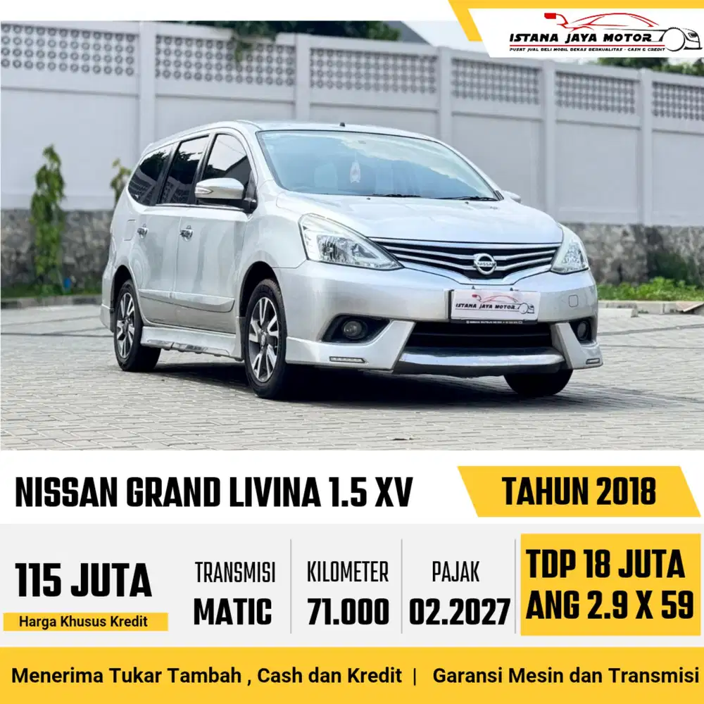 NISSAN GRAND LIVINA 1.5 XV AT 2018