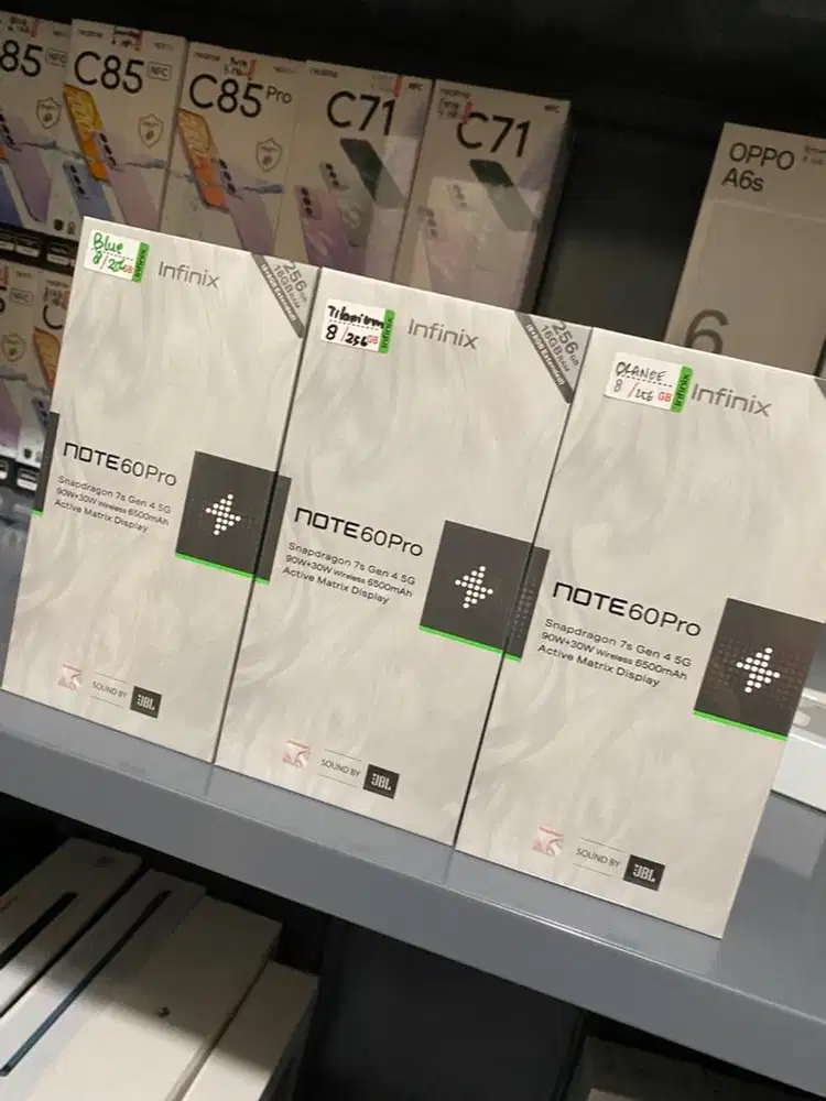 NOTE 60 PRO 8/256 NEW GARANSI RESMI